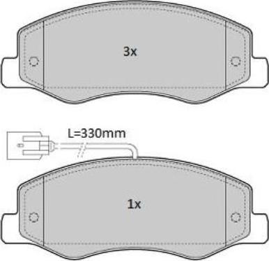 BETTAPARTS PLU2133 - Тормозные колодки, дисковые, комплект parts5.com