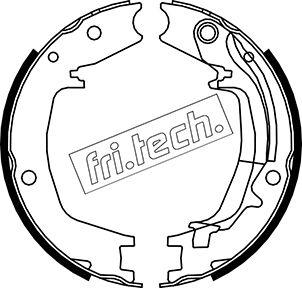 Fri.Tech. 1046.215Y - Комплект тормозов, ручник, парковка parts5.com