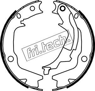 Fri.Tech. 1046.222 - Комплект тормозов, ручник, парковка parts5.com