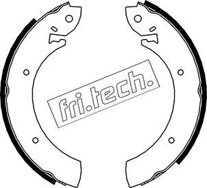 Fri.Tech. 1040.080 - Brake Shoe Set parts5.com