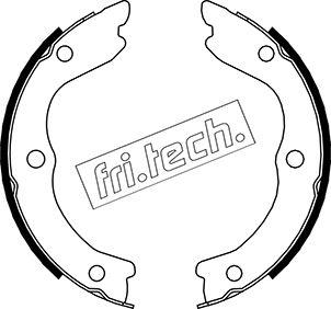 Fri.Tech. 1067.196 - Комплект тормозов, ручник, парковка parts5.com