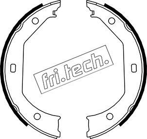 Fri.Tech. 1019.027 - Комплект тормозов, ручник, парковка parts5.com