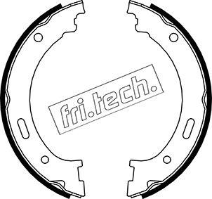 Fri.Tech. 1088.236 - Комплект тормозов, ручник, парковка parts5.com