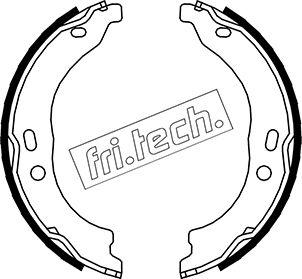 Fri.Tech. 1034.118 - Комплект тормозов, ручник, парковка parts5.com