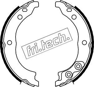 Fri.Tech. 1034.113 - Комплект тормозов, ручник, парковка parts5.com