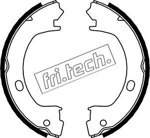 Fri.Tech. 1023.006 - Комплект тормозов, ручник, парковка parts5.com