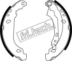 Fri.Tech. 1079.191 - Комплект тормозных колодок, барабанные parts5.com
