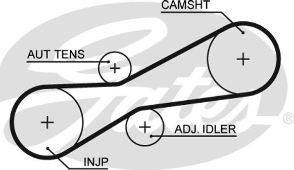 Gates 5494XS - Timing Belt parts5.com