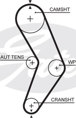 Gates 5662XS - Timing Belt parts5.com