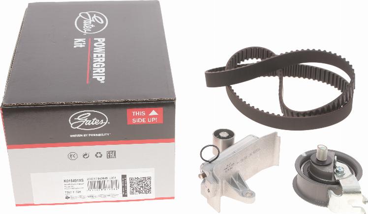 Gates K015491XS - Timing Belt Set parts5.com