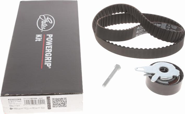 Gates K035323XS - Timing Belt Set parts5.com