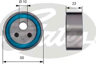 Gates T41154 - Tensioner Pulley, timing belt parts5.com