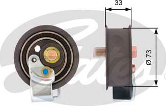 Gates T43123 - Tensioner Pulley, timing belt parts5.com