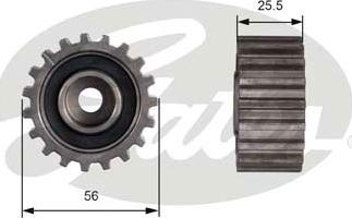 Gates T42000 - Направляющий ролик, зубчатый ремень parts5.com