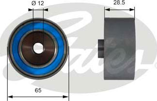 Gates T42081 - Направляющий ролик, зубчатый ремень parts5.com