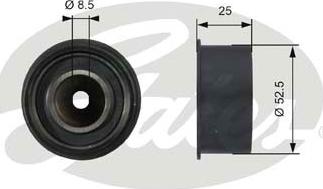 Gates T42076 - Deflection / Guide Pulley, timing belt parts5.com