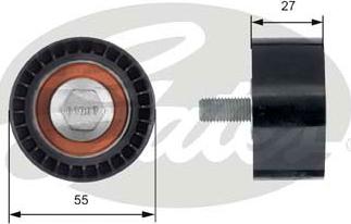 Gates T42150 - Направляющий ролик, зубчатый ремень parts5.com