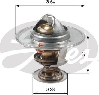 Gates TH47685G1 - Термостат, охлаждающая жидкость parts5.com