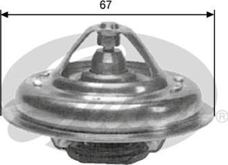 Gates TH09985G1 - Термостат, охлаждающая жидкость parts5.com