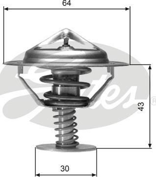 Gates TH05977G1 - Термостат, охлаждающая жидкость parts5.com