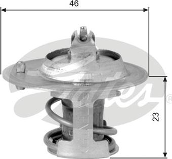 Gates TH06691G1 - Термостат, охлаждающая жидкость parts5.com