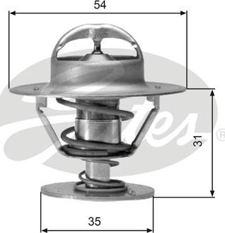 Gates TH00682G1 - Термостат, охлаждающая жидкость parts5.com