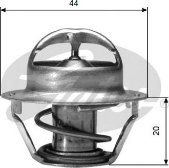 Gates TH03088G1 - Термостат, охлаждающая жидкость parts5.com