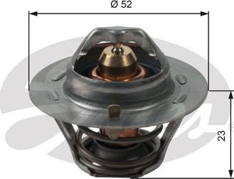 Gates TH14088G1 - Термостат, охлаждающая жидкость parts5.com