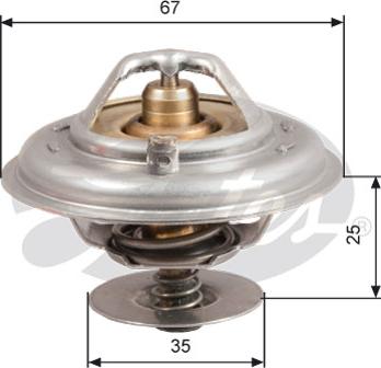 Gates TH14387G1 - Термостат, охлаждающая жидкость parts5.com