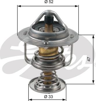 Gates TH30580G1 - Термостат, охлаждающая жидкость parts5.com