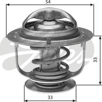 Gates TH30888G1 - Термостат, охлаждающая жидкость parts5.com