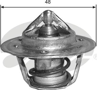 Gates TH33291G1 - Термостат, охлаждающая жидкость parts5.com