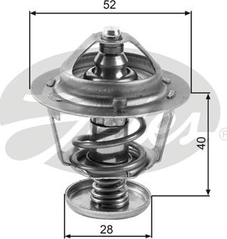 Gates TH24782G1 - Термостат, охлаждающая жидкость parts5.com