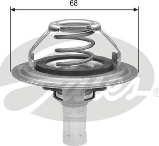 Gates TH23080G1 - Термостат, охлаждающая жидкость parts5.com