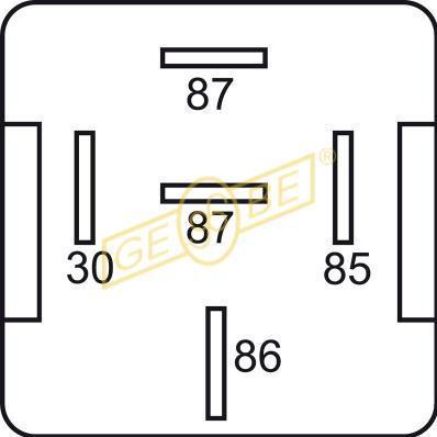 Gebe 9 9366 1 - Реле, топливный насос parts5.com