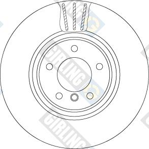 Delphi BG9235C - Тормозной диск parts5.com