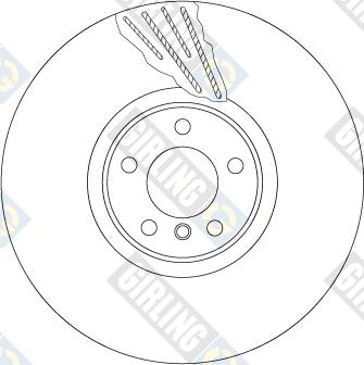 BMW 3411 6 898 727 - Тормозной диск parts5.com