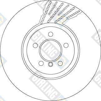 TRW DF6613S - Тормозной диск parts5.com