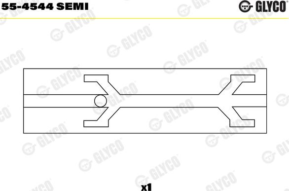 Glyco 55-4544 SEMI - Втулка подшипника, шатун parts5.com