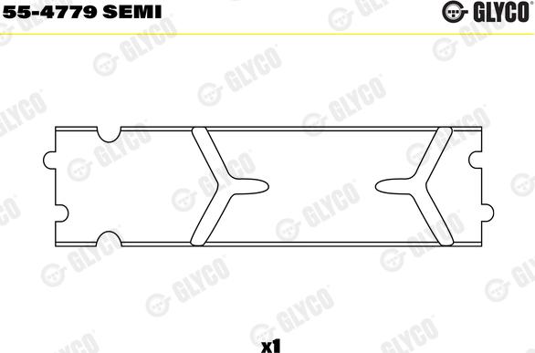 Glyco 55-4779 SEMI - Втулка подшипника, шатун parts5.com