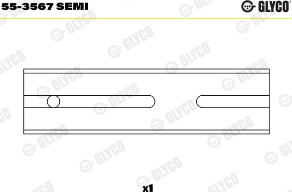 Glyco 55-3567 SEMI - Втулка подшипника, шатун parts5.com