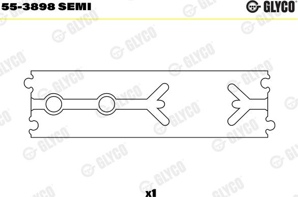 Glyco 55-3898 SEMI - Втулка подшипника, шатун parts5.com