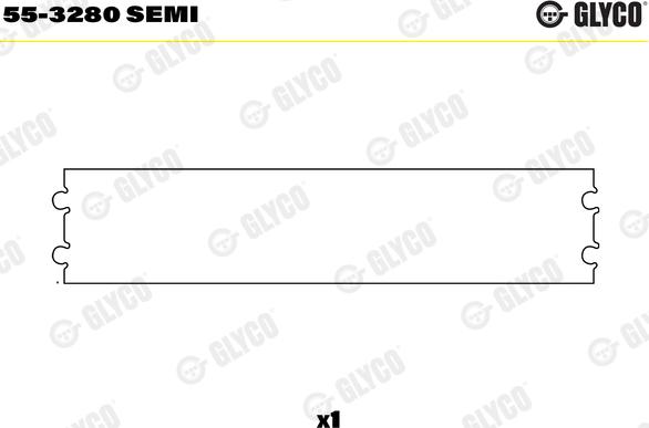 Glyco 55-3280 SEMI - Втулка подшипника, шатун parts5.com