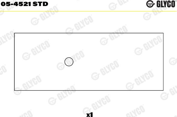 Glyco 05-4521 STD - Втулка подшипника, шатун parts5.com