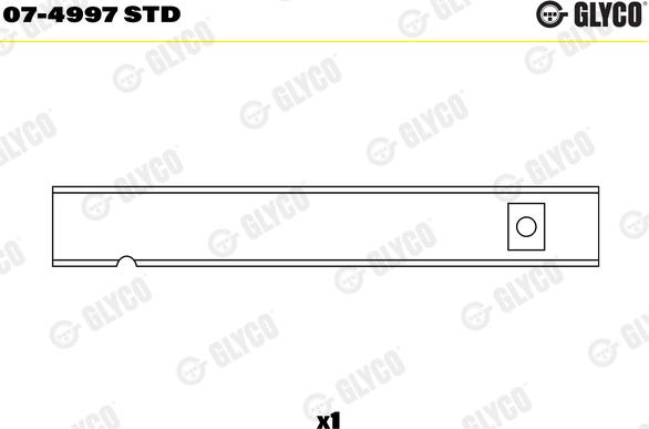 Glyco 07-4997 STD - Втулка, рычаг parts5.com