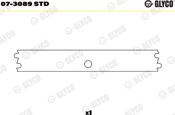 Glyco 07-3089 STD - Втулка, рычаг parts5.com