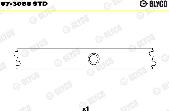 Glyco 07-3088 STD - Втулка, рычаг parts5.com