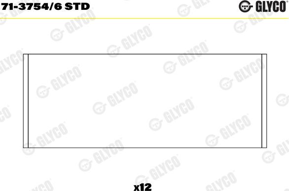 Glyco 71-3754/6 STD - Шатунный подшипник parts5.com