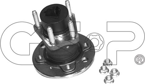 GSP 9400064K - Ступица колеса, поворотный кулак parts5.com