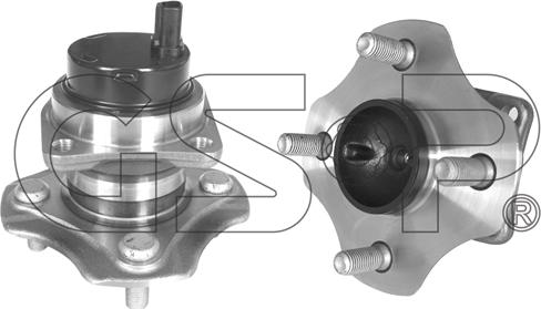 GSP 9400062 - Комплект подшипника ступицы колеса parts5.com